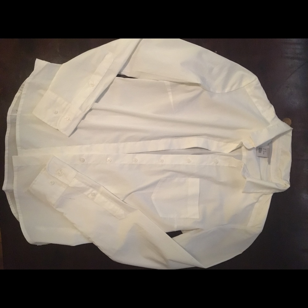 Classic white button down